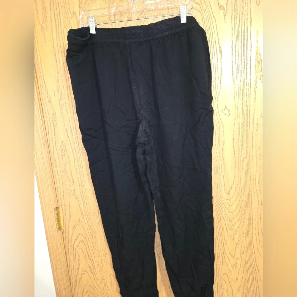 Christopher & Banks Womens Black Joggers